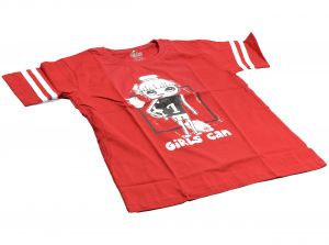 Inspire The Artist You Girls Can Red Kids T Shirt 9 10 Y