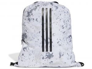 Juventus Adidas Draw String Gym Bag Black White Camo