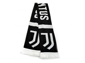 Juventus Home Scarf Black White