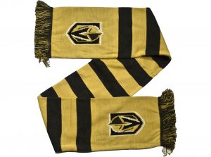 Las Vegas Golden Knights NFL Bar Scarf Grey Gold