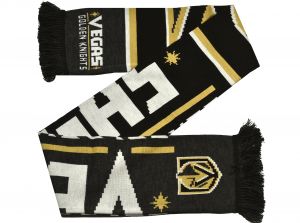 Las Vegas Golden Knights NFL Scarf Black Gold White