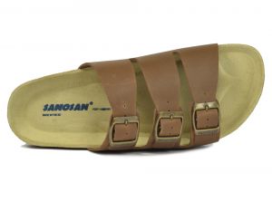 Sanosan Lisbon Leather Brown Mens