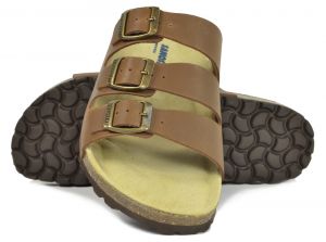 Sanosan Lisbon Leather Brown Mens