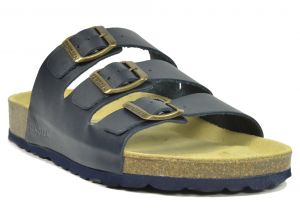 Sanosan Lisbon Leather Navy Mens