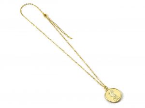 Livepool Gold Tone Crest Necklace