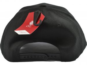Liverpool 47 Brand MVP Baseball Cap Liverbird Crest Black Gold