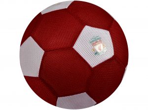 Liverpool 14 Inch Mesh Play Ball Red White