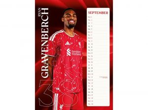 Liverpool 2027 A3 Wall Calendar