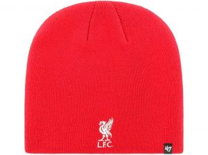Liverpool 47 Brand Beanie Red Liverbird Crest