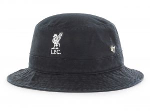 Liverpool 47 Brand Bucket Hat Black White