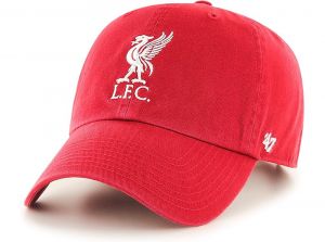 Liverpool 47 Brand Clean Up Baseball Cap Red White
