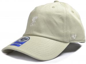 Liverpool 47 Brand Clean Up Kids Baseball Cap Liverbird Crest System Grey