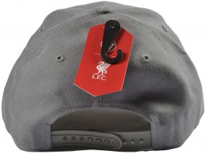 Liverpool 47 Brand Mass Basic Snapback Cap Grey White