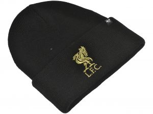 Liverpool 47 Haymaker Turn Up Beanie Black Gold