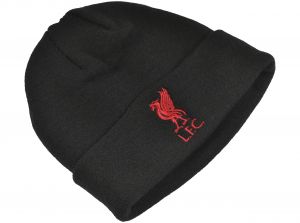 Liverpool 47 Brand Haymaker Cuff Beanie Youth Black Red