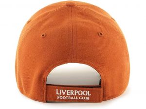 Liverpool 47 Brand MVP Baseball Cap Burnt Orange Relaxed Fit Wool Cap