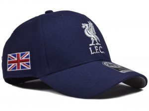 Liverpool 47 Brand MVP Baseball Cap Union Jack Flag Navy