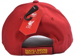 Liverpool 47 Brand MVP Flag Baseball Cap Red