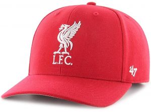 Liverpool 47 Brand MVP Liverbird Crest Wool Baseball Cap Red White