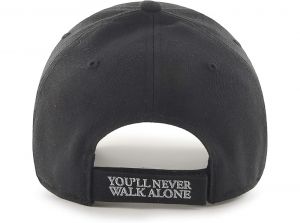 Liverpool 47 Brand MVP Retro Crest Baseball Cap Black Grey