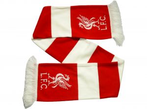 Liverpool Bar Scarf Red White