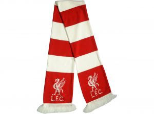 Liverpool Bar Scarf Red White