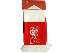 Liverpool Bar Scarf Red White