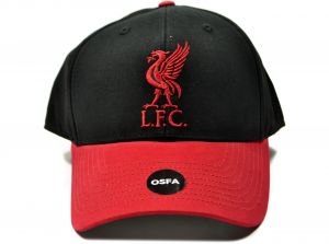 Liverpool Baseball Cap Two Tone Black Red Strapback Cap