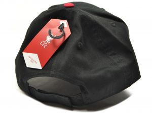 Liverpool Baseball Cap Two Tone Black Red Strapback Cap
