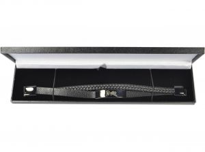 Liverpool Black Leather Bracelet