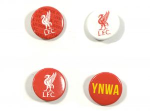 Liverpool FC Four Pack Button Badges