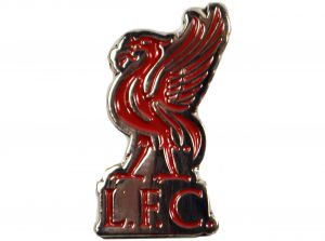 Liverpool Crest Pin Badge Red