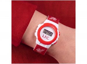 Liverpool Digital Watch White