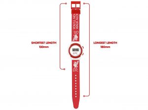 Liverpool Digital Watch White