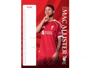 Liverpool FC 2026 A3 Wall Calendar