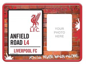 Liverpool FC Embossed Metal No 1 Fan Photo Frame