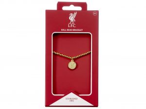 Liverpool Football Club Gold Tone Ballbead Bracelet