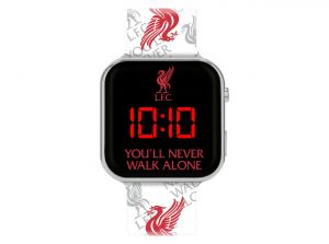 Liverpool LED Watch White With Pedometer