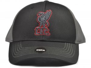 Liverpool Mass MVP Baseball Cap Charcoal Black Red