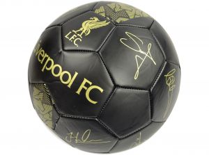 Liverpool Phantom Signature Ball Black Gold Size 5