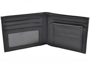 Liverpool PU Leather Embroidered Bi Fold Wallet