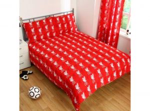 Liverpool Pulse Reversible Double Duvet and Pillow Case