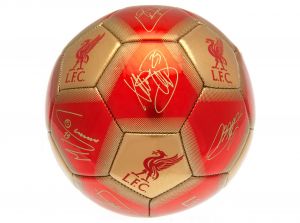 Liverpool Signature Ball Size 5 Red Gold 7750