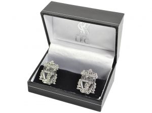 Liverpool Silver Plated Crest Cufflinks