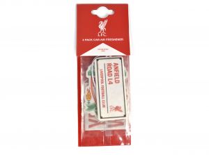 Liverpool Three Pack Car Air Freshener No 1