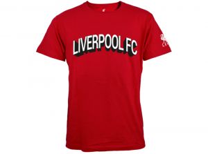 Liverpool T-Shirt Red Wordmark LIV1CC22
