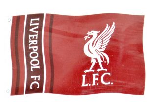 Liverpool Wordmark Stripes Flag 5 x 3