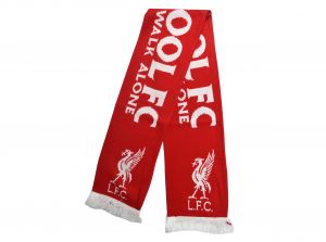 Liverpool YNWA Jacquard Knit Scarf Red White