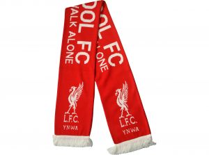 Liverpool YNWA Knit Scarf Red White