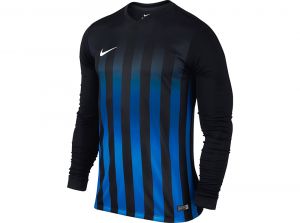 Nike Striped Division II Football Shirt Black Blue